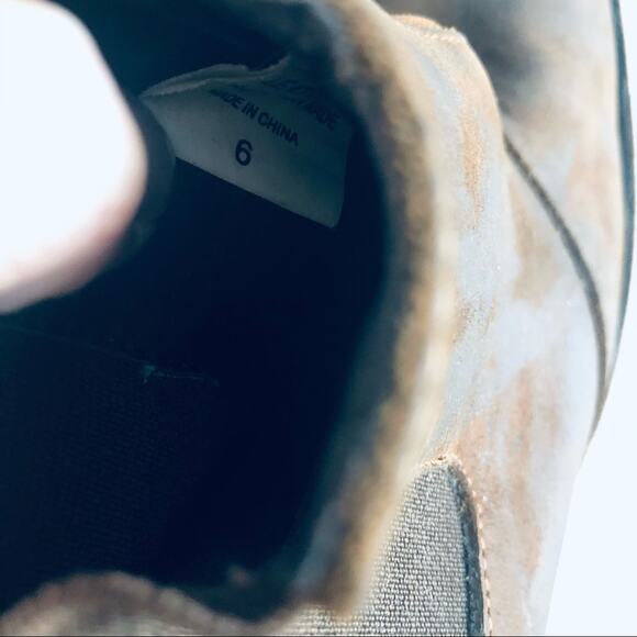 Anthro Jeffrey Campbell Women's 6 Leather Boho Bootie Brown - Picture 12 of 14